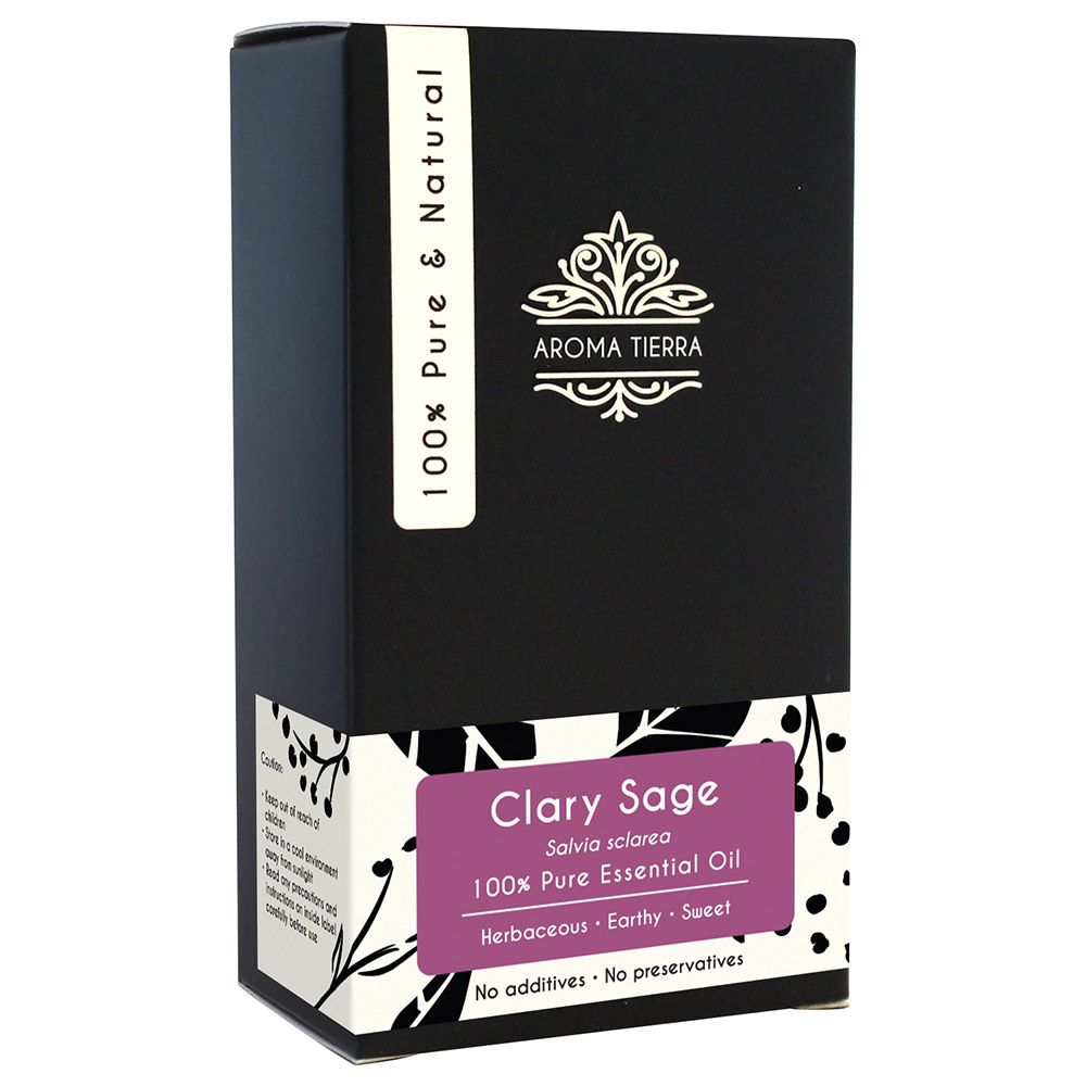 Aroma Tierra - Clary Sage Essential Oil - 10ml