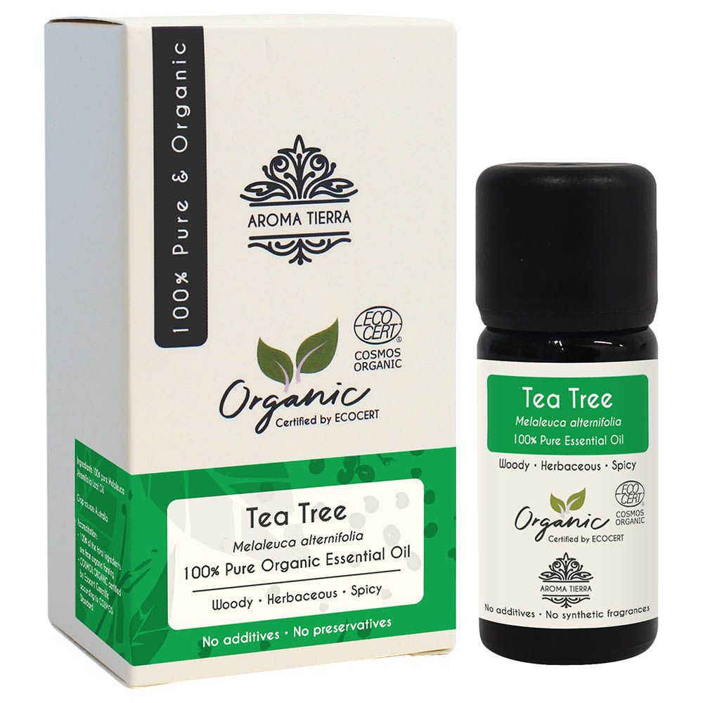 Aroma Tierra - Organic Tea Tree Essential Oil - 10ml