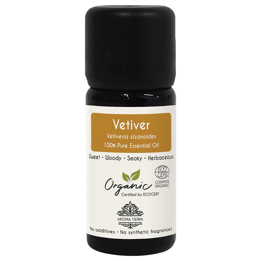 Aroma Tierra - Organic Vetiver Essential Oil - 10ml