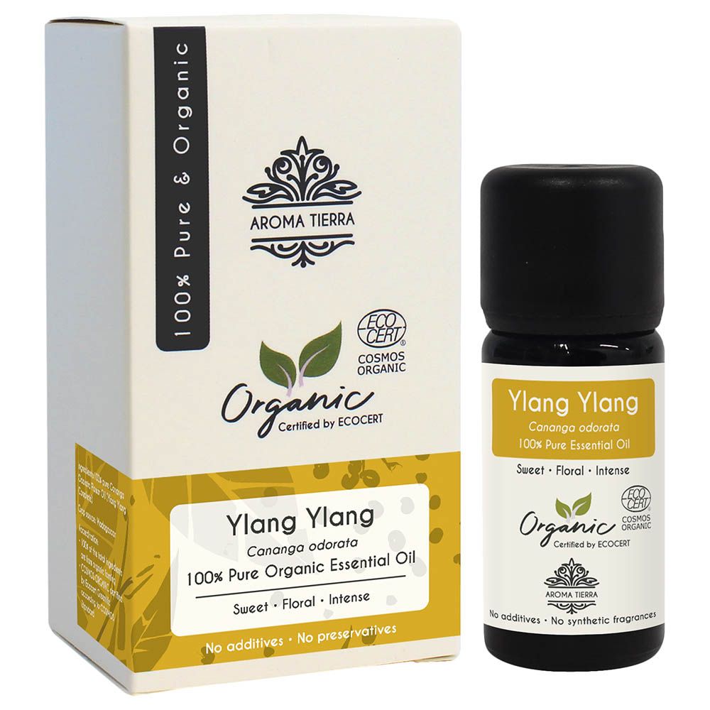 Aroma Tierra - Organic Ylang Ylang Essential Oil - 10ml