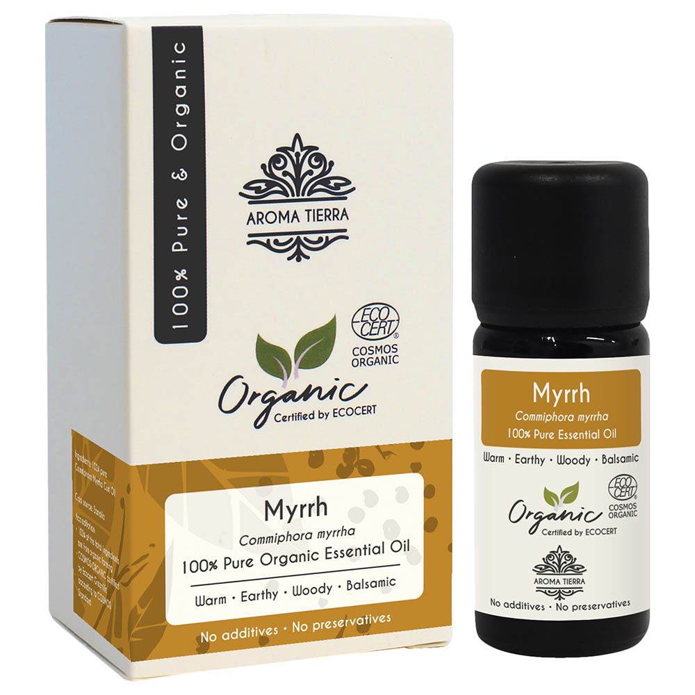 Aroma Tierra - Organic Myrrh Essential Oil - 10ml