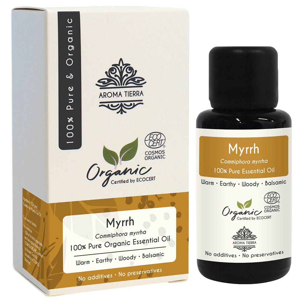 Aroma Tierra - Organic Myrrh Essential Oil - 30ml