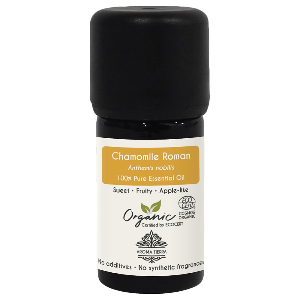 Aroma Tierra - Organic Chamomile Roman Essential Oil - 5ml