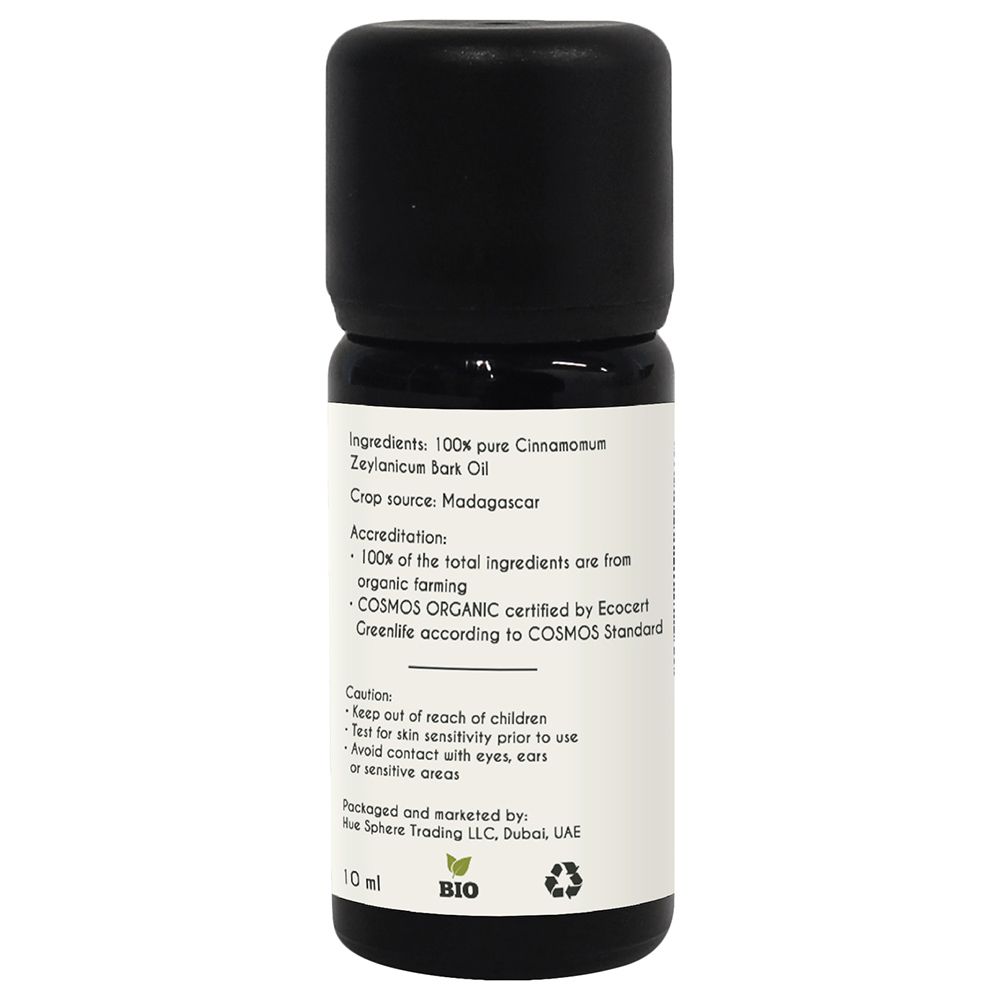 Aroma Tierra - Organic Cinnamon Bark Essential Oil - 10ml