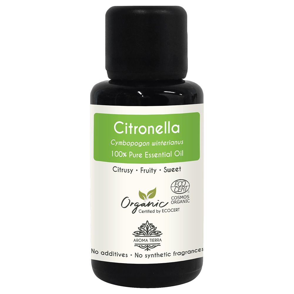 Aroma Tierra - Organic Citronella Essential Oil - 30ml