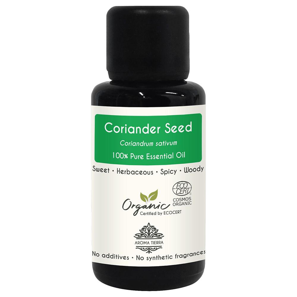 Aroma Tierra - Organic Coriander Essential Oil - 30ml