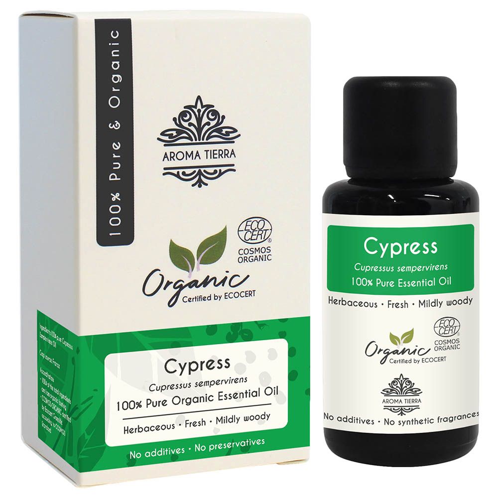 Aroma Tierra - Organic Cypress Essential Oil - 30ml