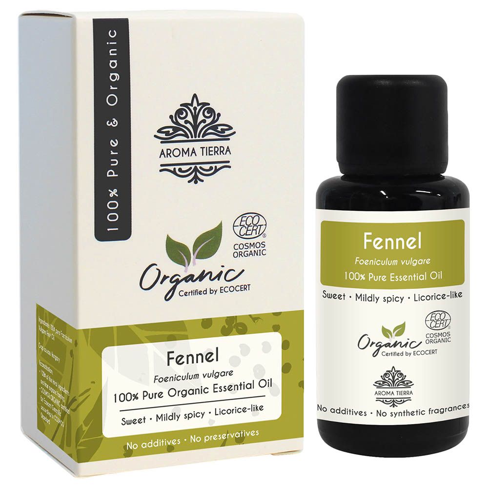 Aroma Tierra - Organic Fennel Essential Oil - 30ml