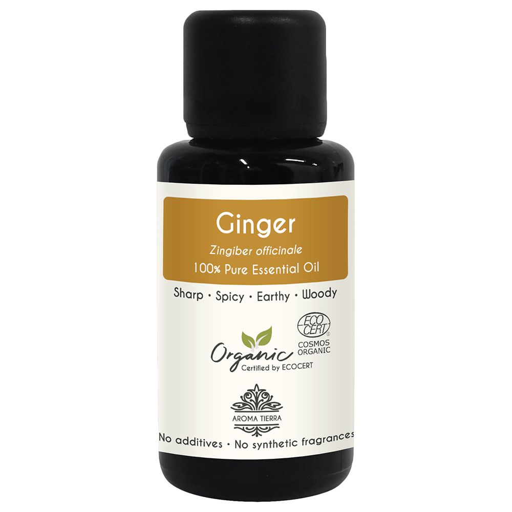 Aroma Tierra - Organic Ginger Essential Oil - 30ml