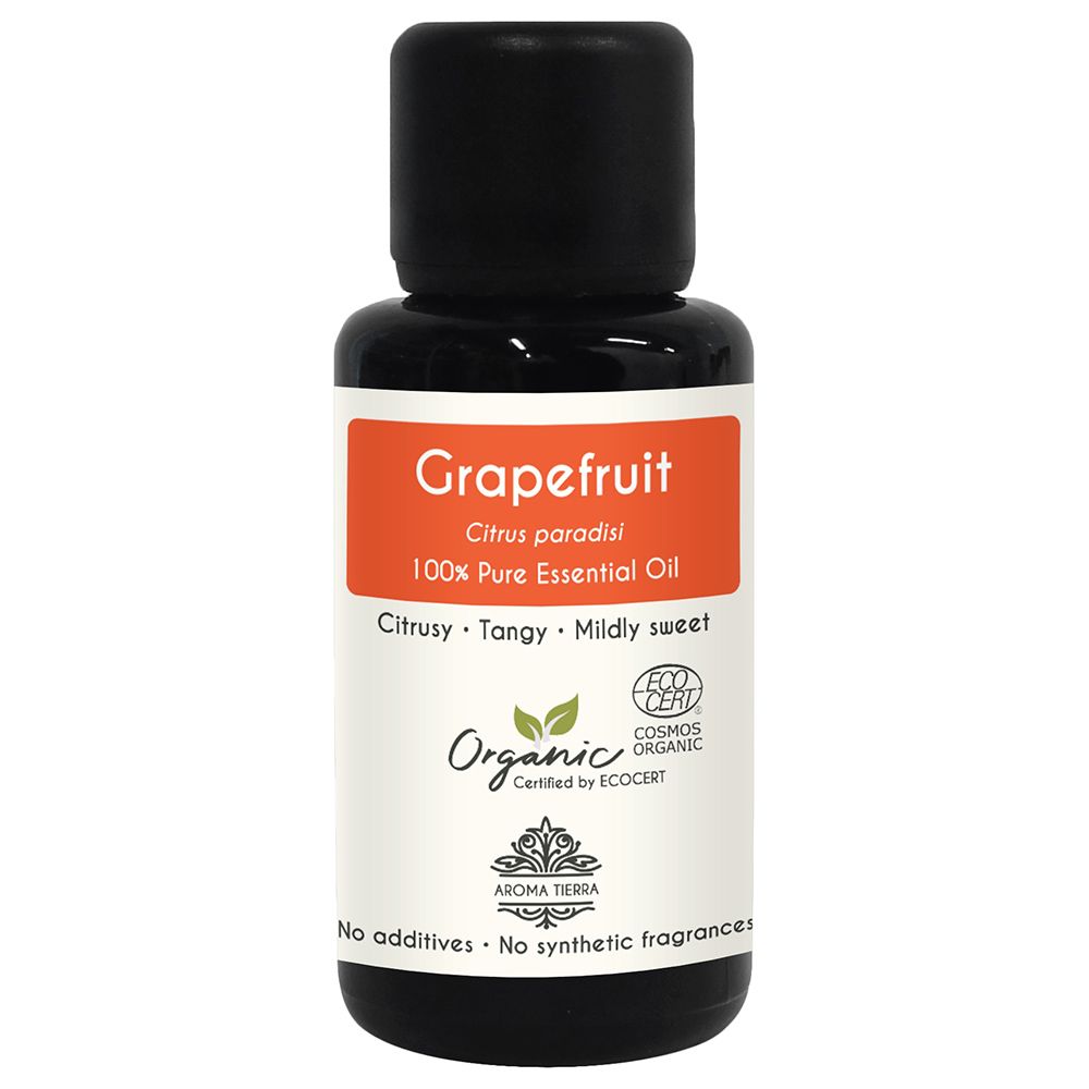 Aroma Tierra - Organic Grapefruit Essential Oil - 30ml