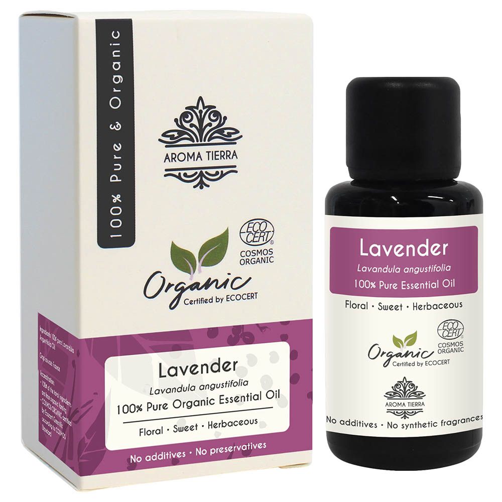 Aroma Tierra - Organic Lavender Essential Oil - 30ml