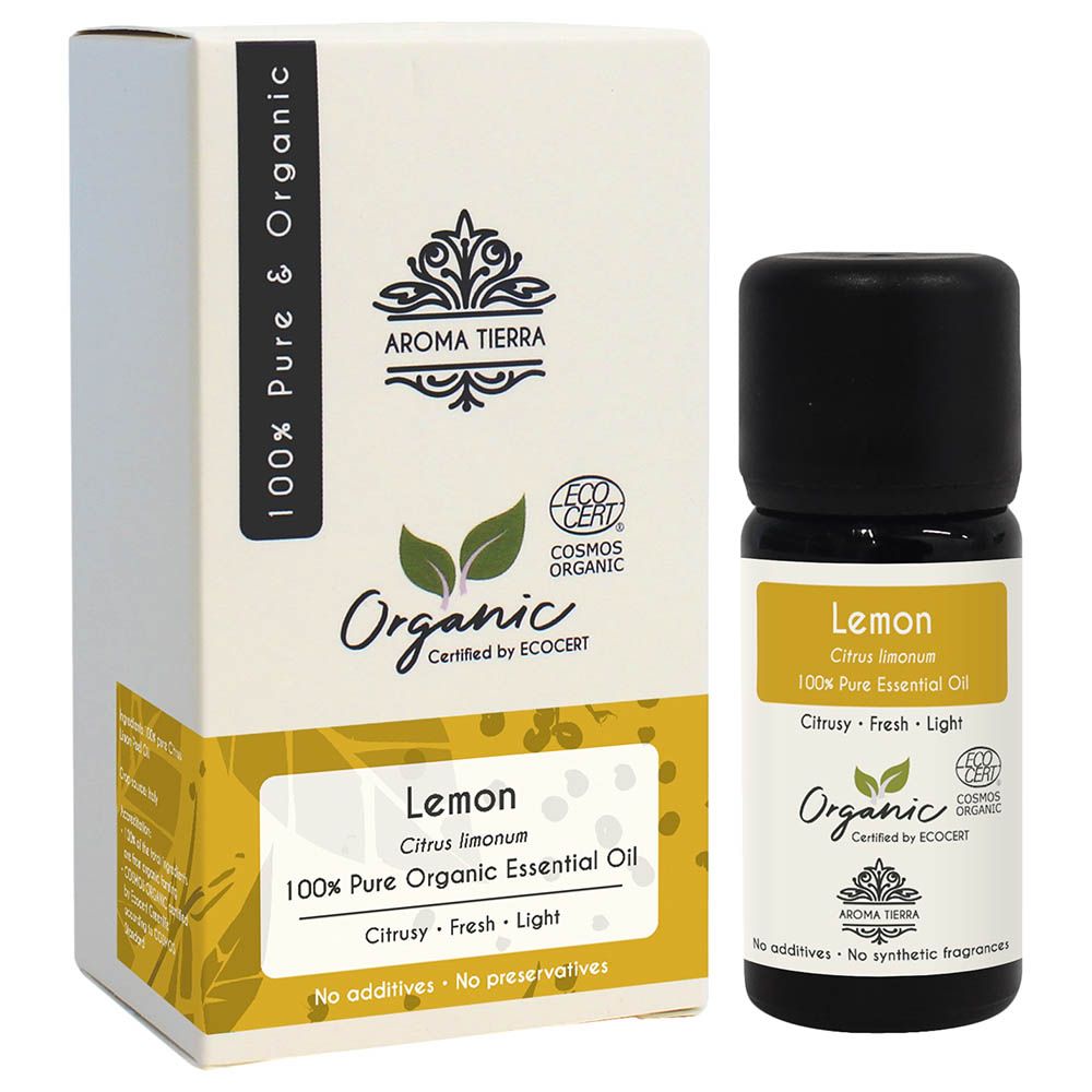 Aroma Tierra - Organic Lemon Essential Oil (Taly) - 10ml