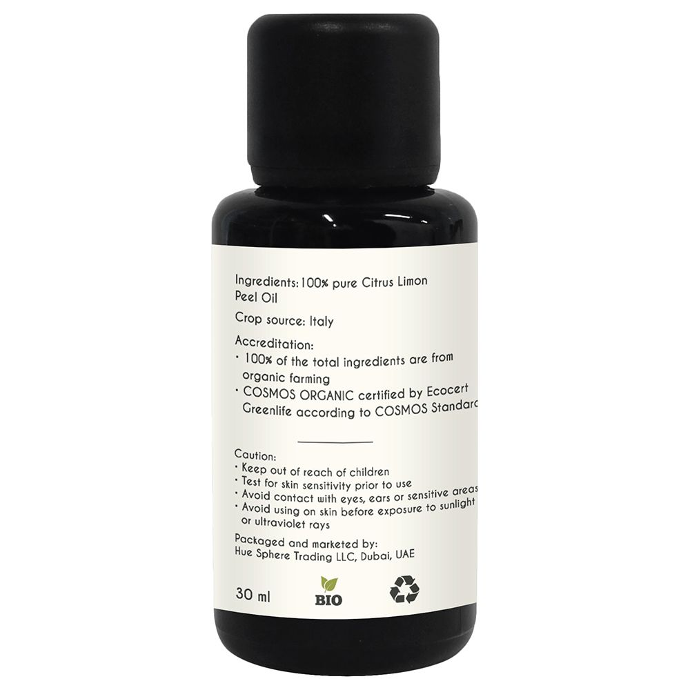 Aroma Tierra - Organic Lemon Essential Oil - Italy - 30ml