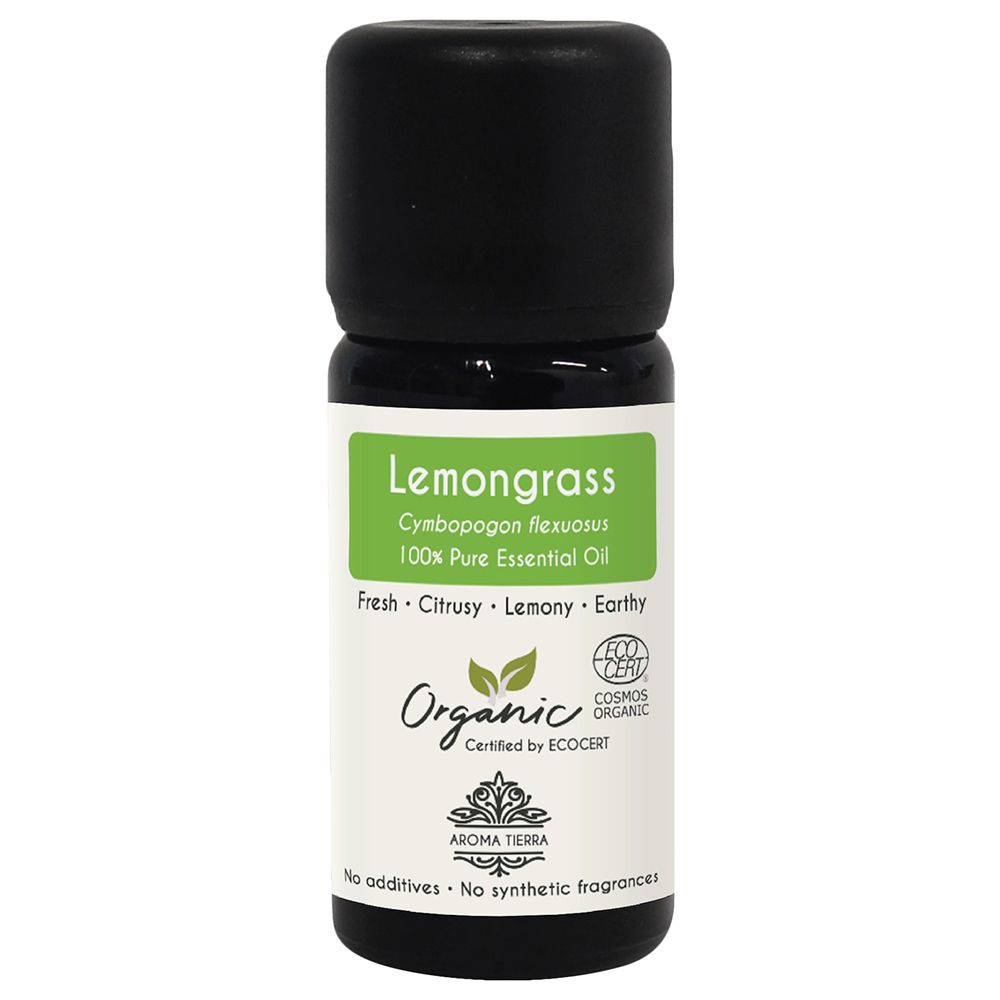 Aroma Tierra - Organic Lemongrass Essential Oil - 10ml