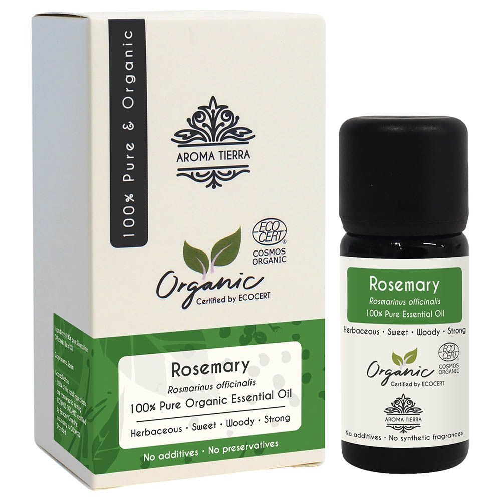 Aroma Tierra - Organic Rosemary Essential Oil - 10ml