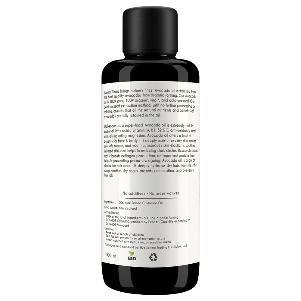 Aroma Tierra - Organic Avocado Oil - 100ml