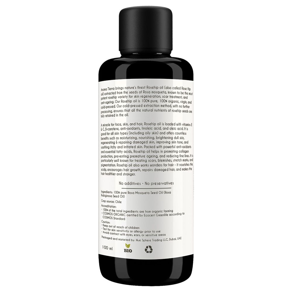 Aroma Tierra - Organic Rosehip Oil - 100ml