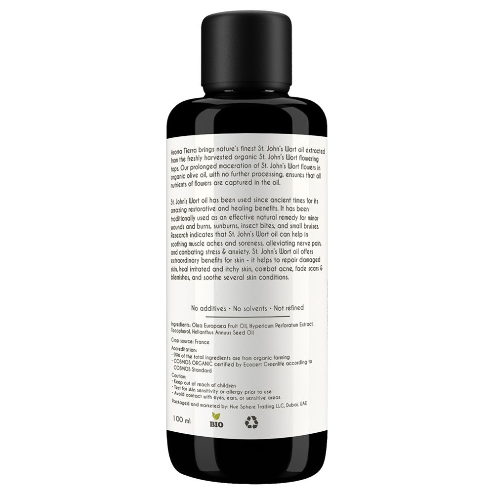 Aroma Tierra - Organic St. John'S Wort Oil - 100ml