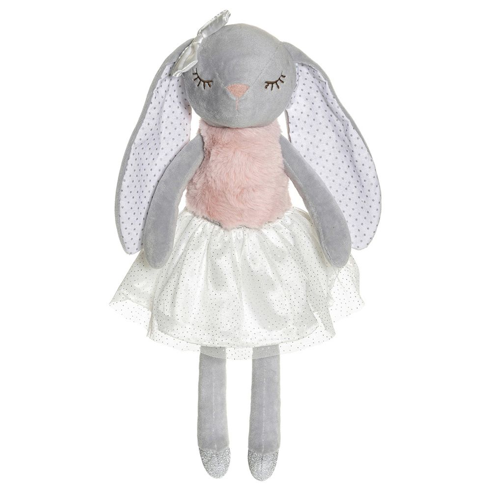 Teddykompaniet - Kelly The Rabbit Balerinas - 40cm - Grey