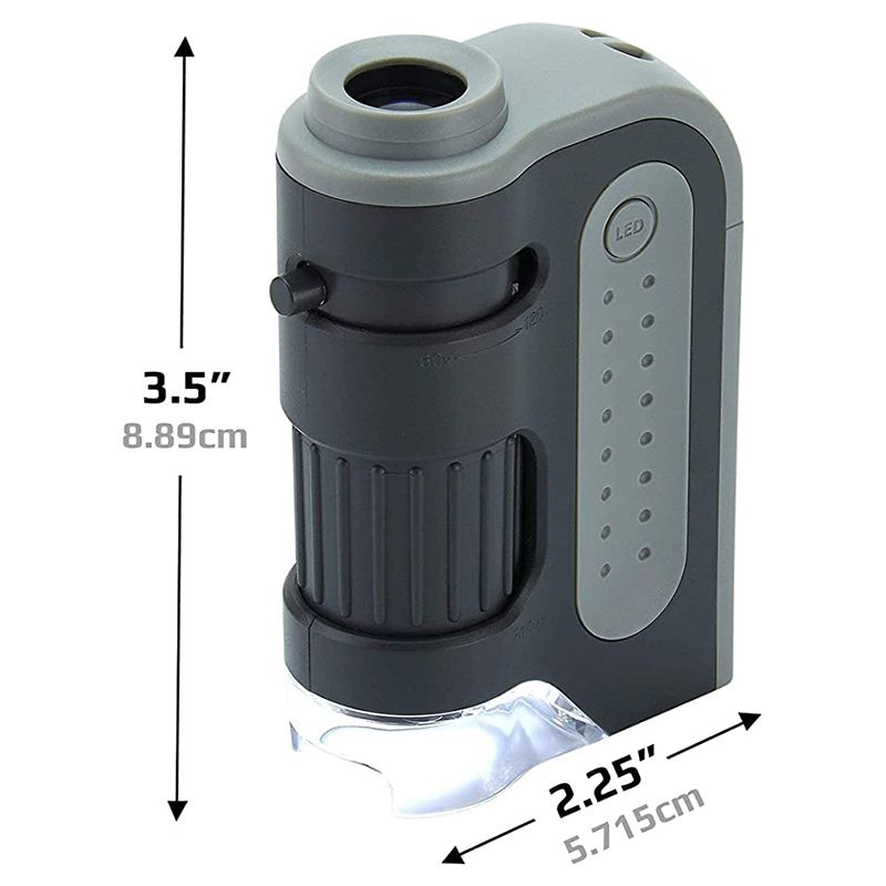 Carson - MicroBrite Plus 60x-120x LED Lighted Pocket Microscope