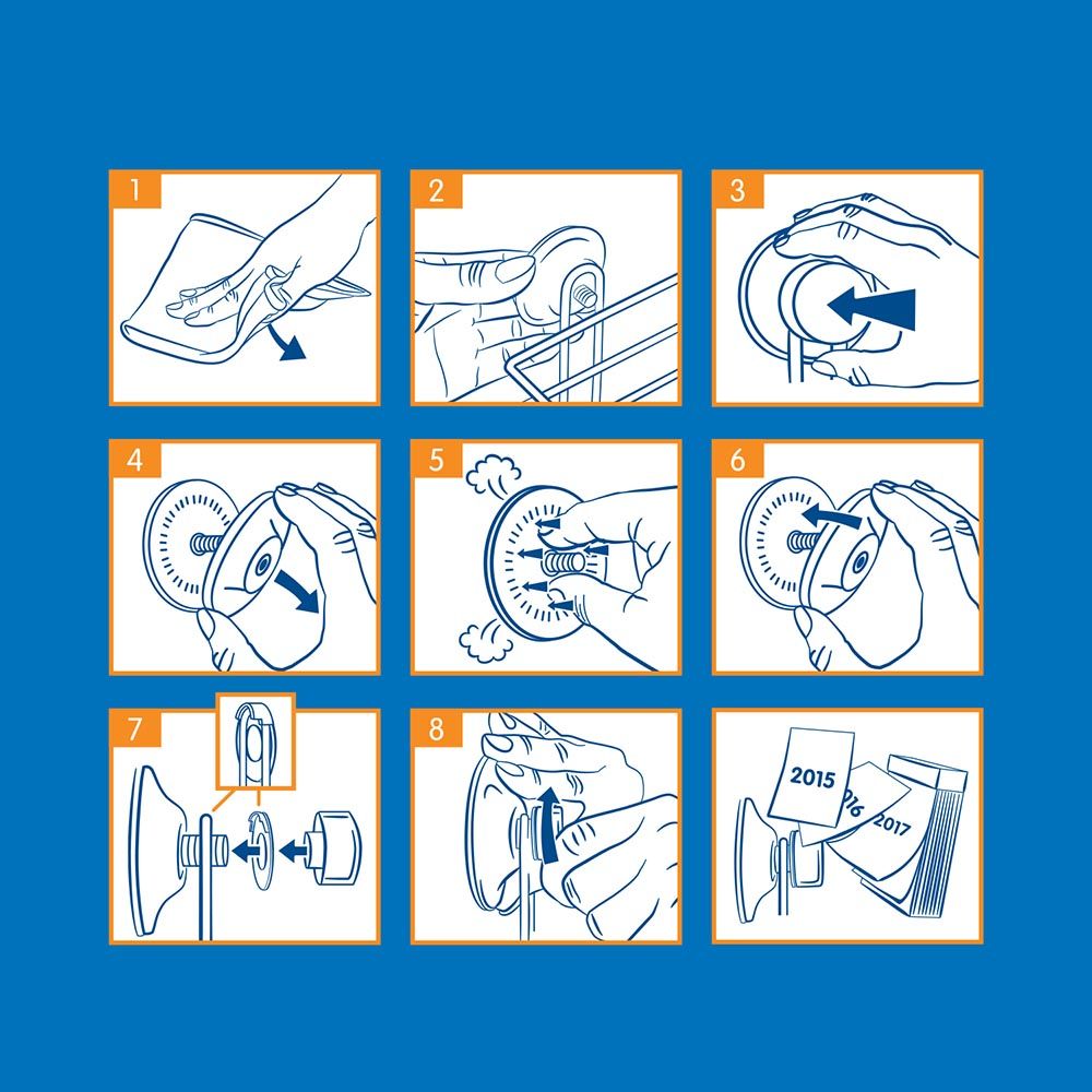 Everloc - Hooks 2 Pack Heavy Duty, Bathroom Organizer