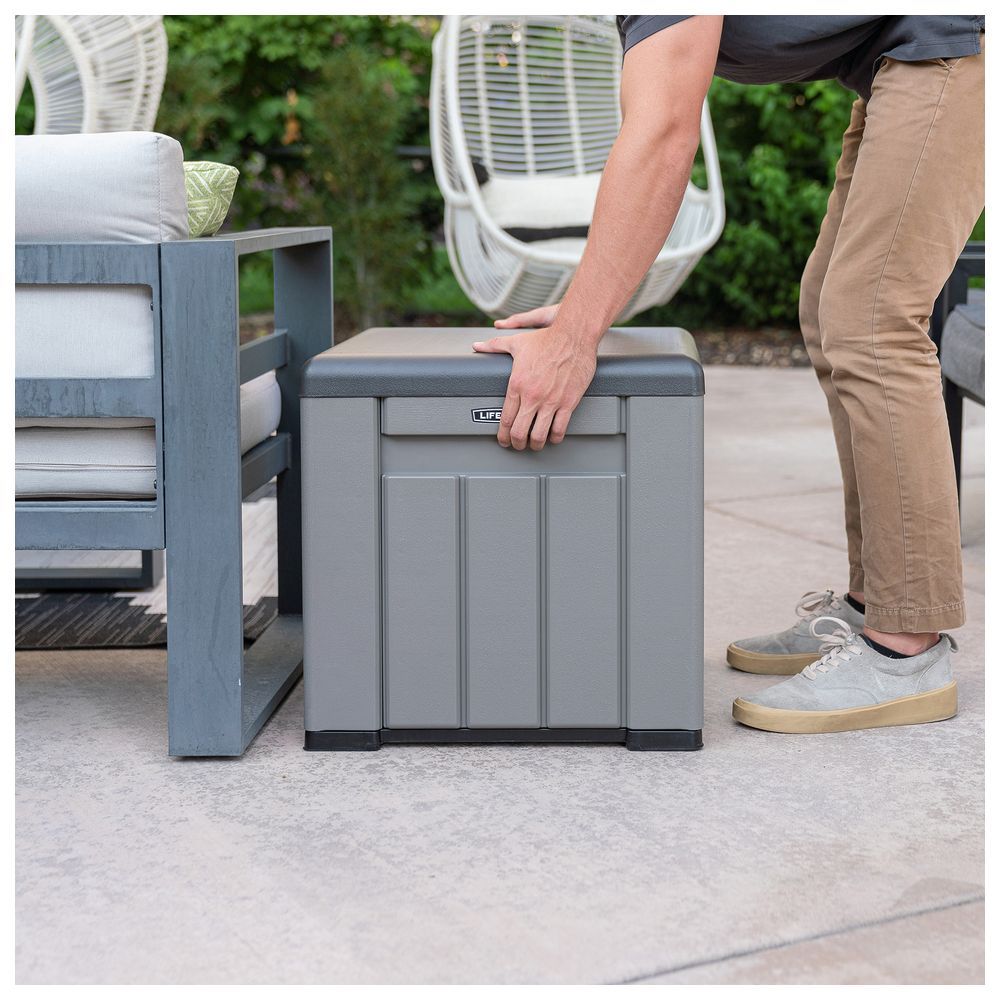 Lifetime - Outdoor Storage Deck Box Cube For Patio 94.6L