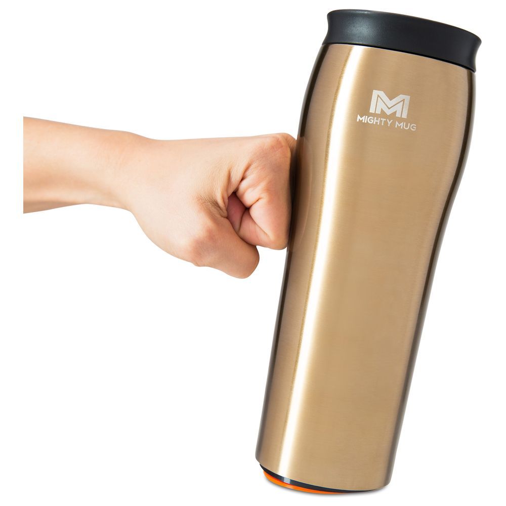 Mighty Mug - Go Alloy SS Travel Mug - 16 oz - Gold