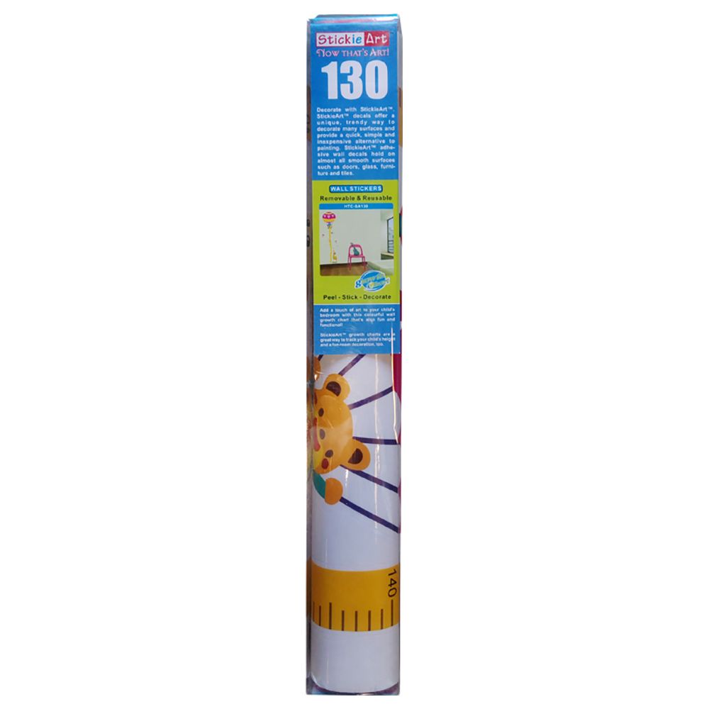 StickieArt - Hot Air Balloon Growth Chart Removable Stickers-Medium