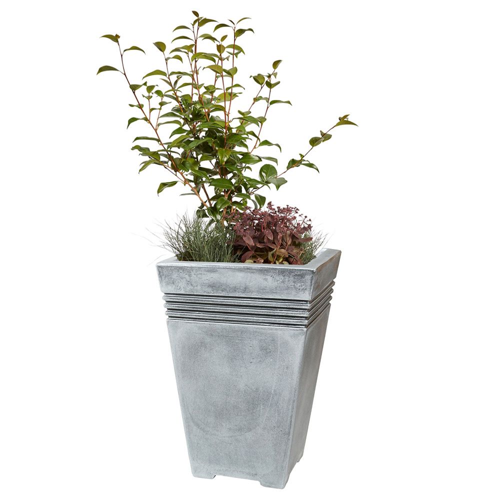 Strata - Resin Decorative Planter - Tall