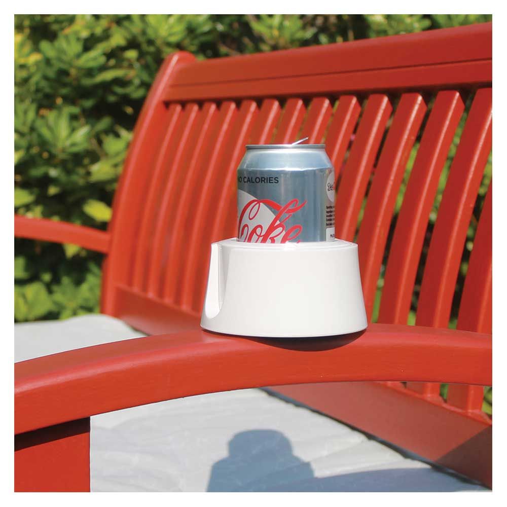 TableCoaster - Anti-Spill Drink Holder - Glacier White