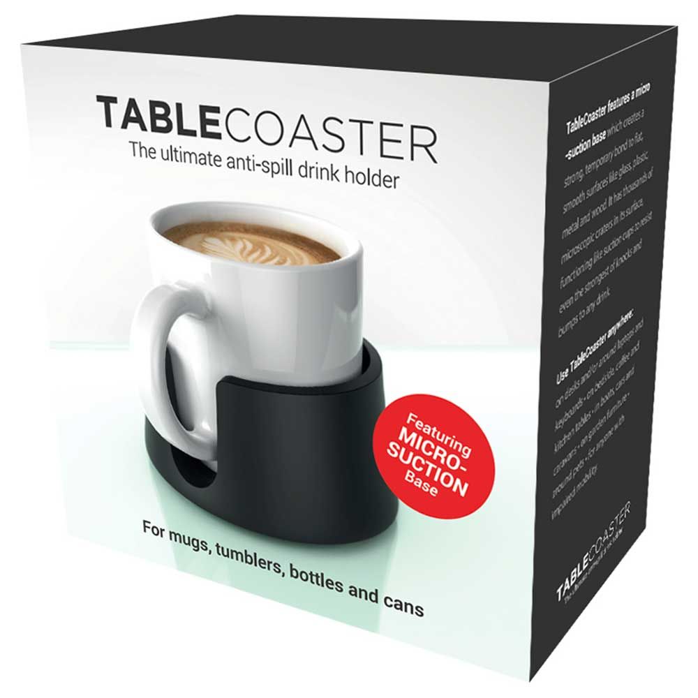 TableCoaster - Anti-Spill Drink Holder - Glacier White