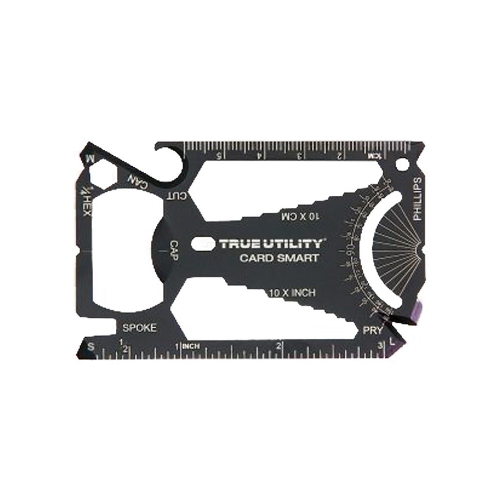 True Utility Cardsmart 30-in-1 Credit Card Sized Multi Tool