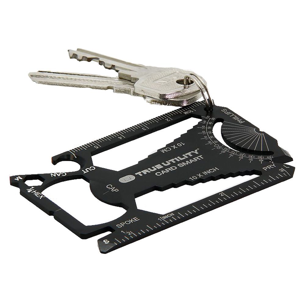 True Utility Cardsmart 30-in-1 Credit Card Sized Multi Tool