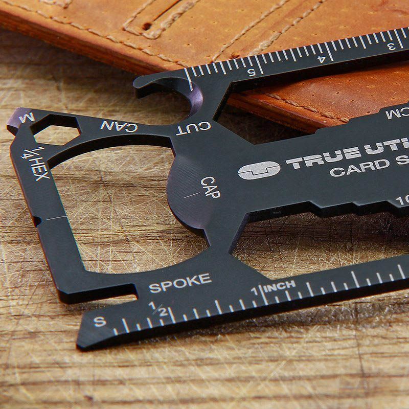 True Utility Cardsmart 30-in-1 Credit Card Sized Multi Tool