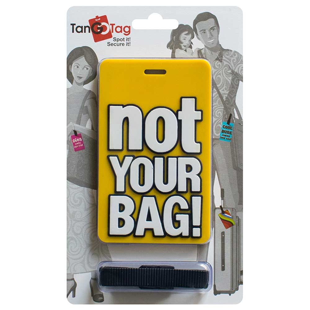 TangoTag - Luggage Tag Not Your Bag! - Yellow