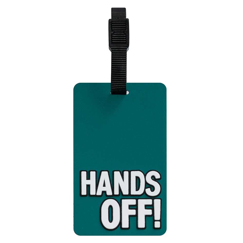 TangoTag - Luggage Tag Hands Off! - Deep Green