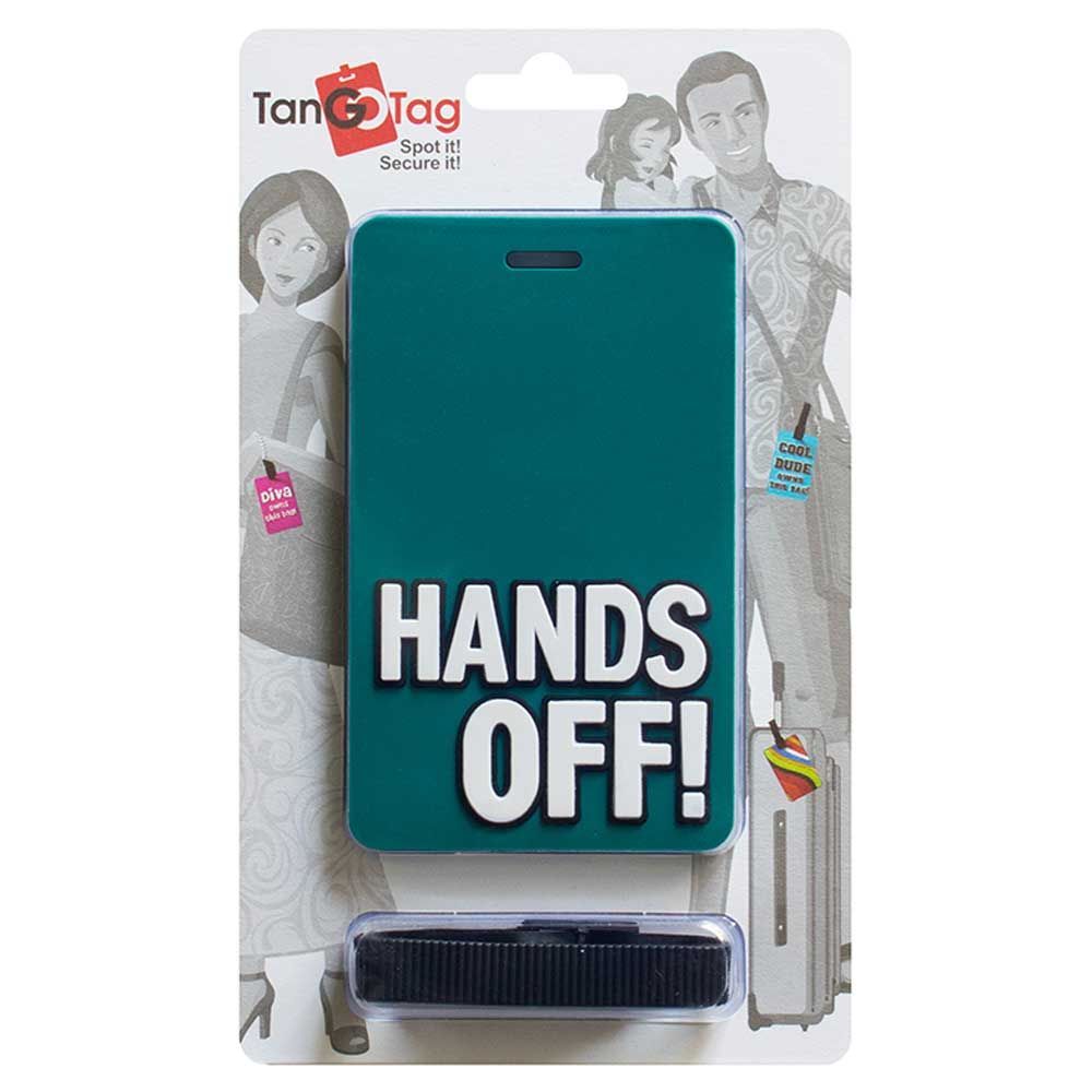 TangoTag - Luggage Tag Hands Off! - Deep Green