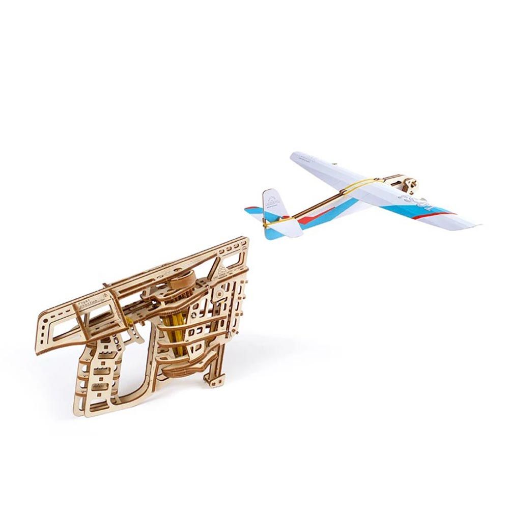 Ugears - Model Flight Starter 3D Wooden Puzzle - 198 Parts