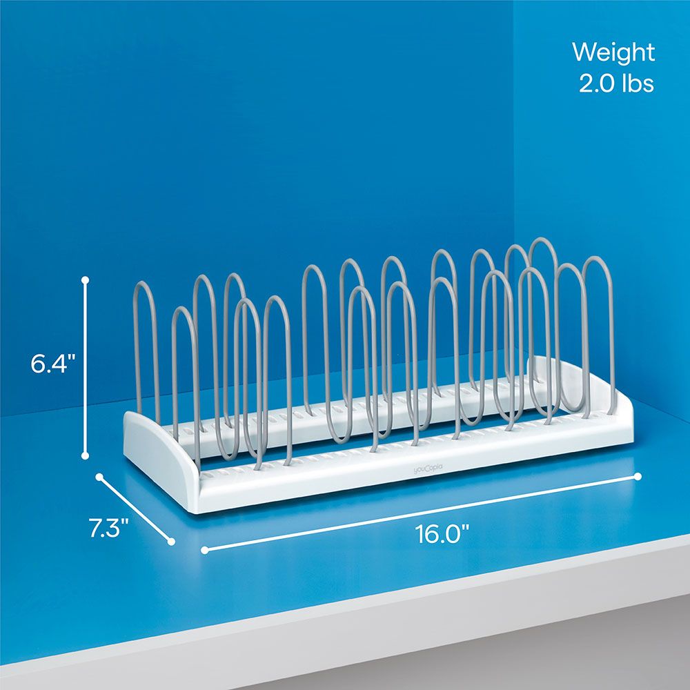 YouCopia - StoreMore Pan and Lid 16inch Rack - White