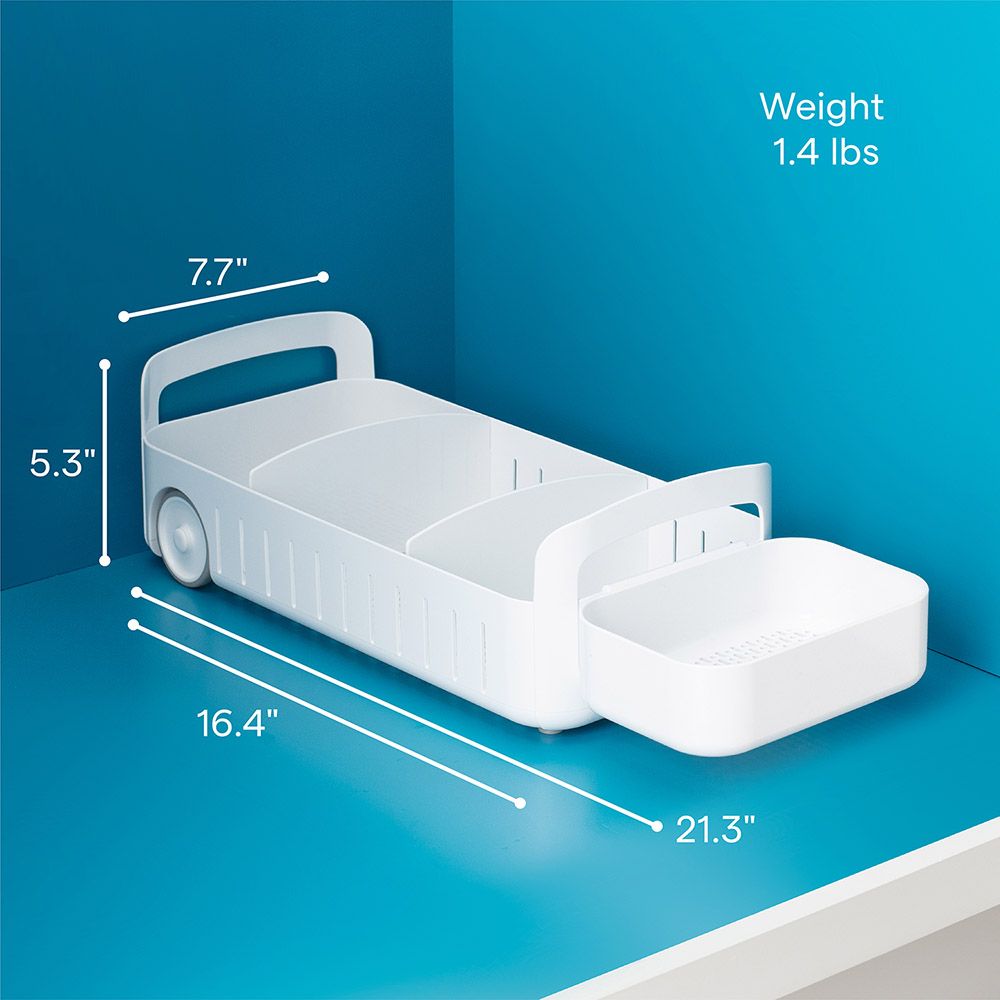 YouCopia - RollOut Under Sink Caddy - White