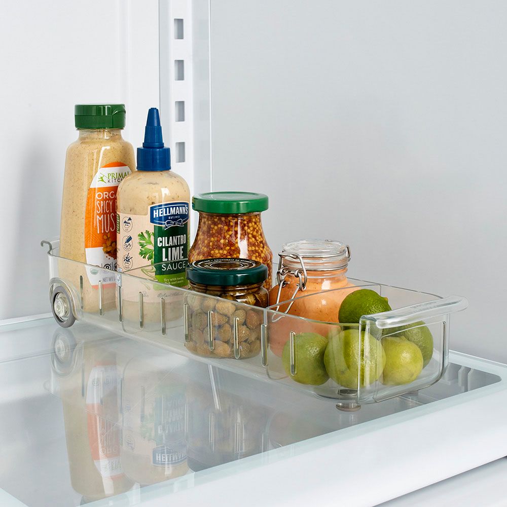 YouCopia - RollOut Fridge Clear Caddy 4" Wide