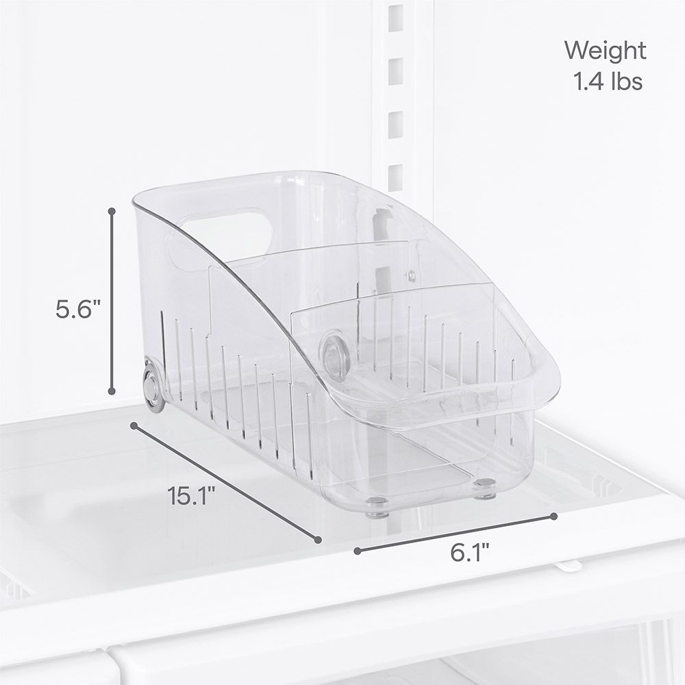 Youcopia - Rollout Fridge Drawer - 6 Inch - Clear