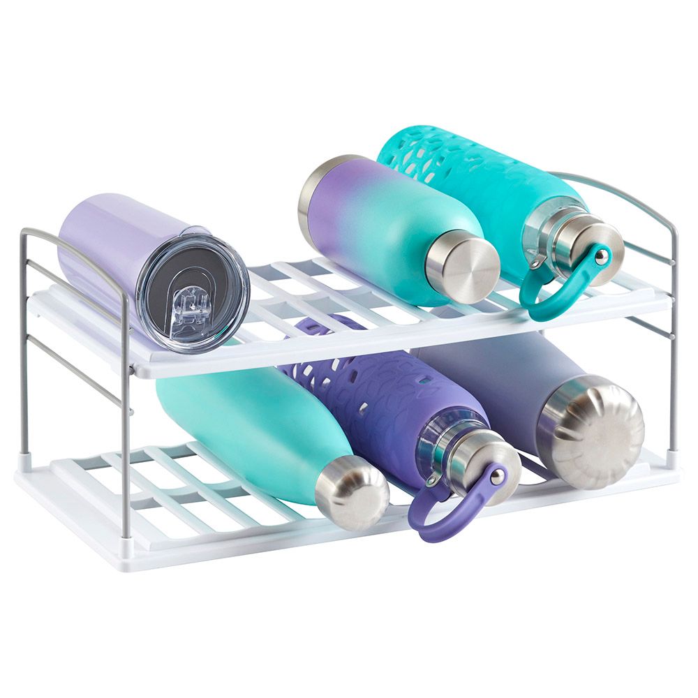 Youcopia - Upspace Water Bottle Organizer - 2 Shelf - White