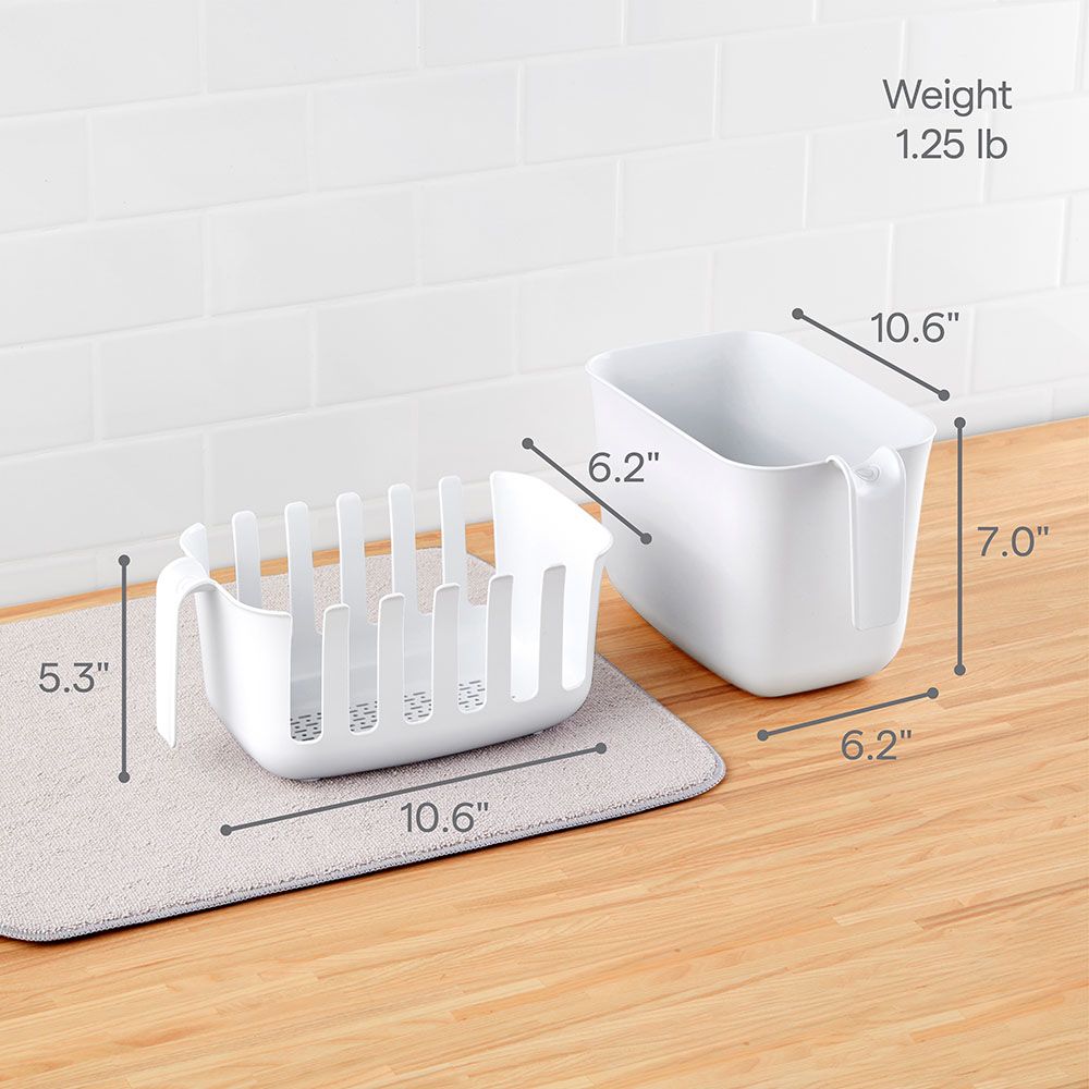 Youcopia - Dry+Store Reusable Silicone Bag Storage Rack - White