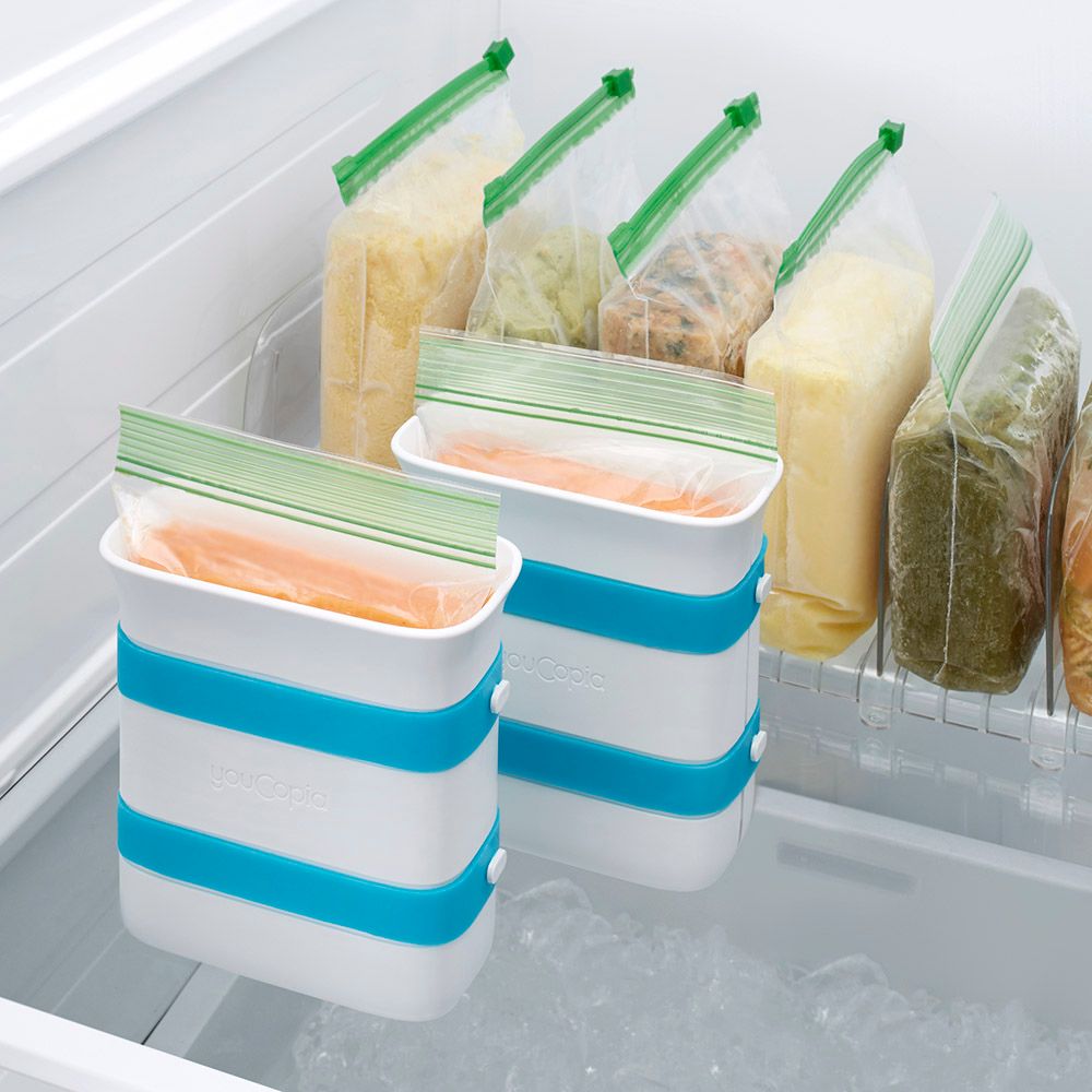 Youcopia - Freezeup Freezer Food Block Maker - Pack Of 2 - Quart