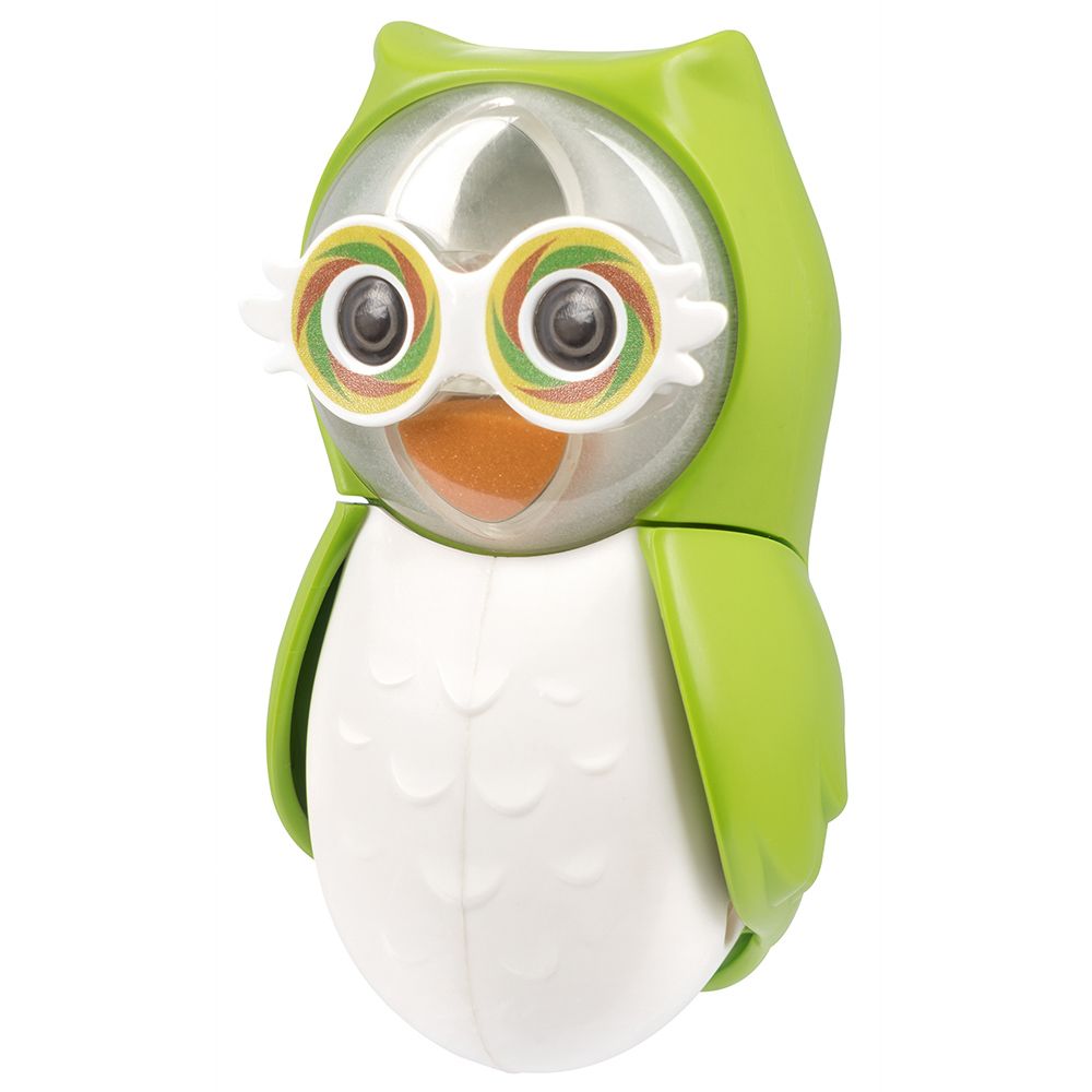 Flipper - Owl Earthy Toothbrush Holder With Timer - Green