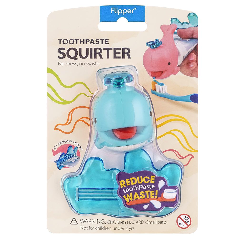 Flipper - Toothpaste Squirter Whale - Blue