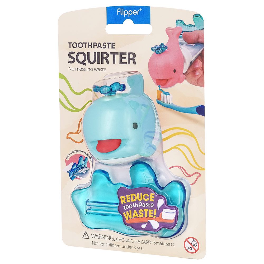 Flipper - Toothpaste Squirter Whale - Blue