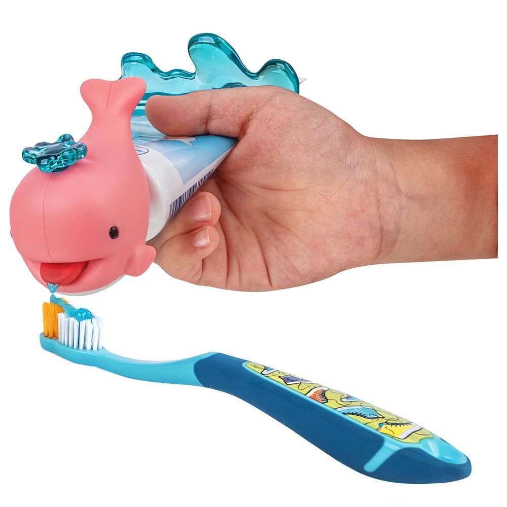 Flipper - Toothpaste Squirter Whale - Pink