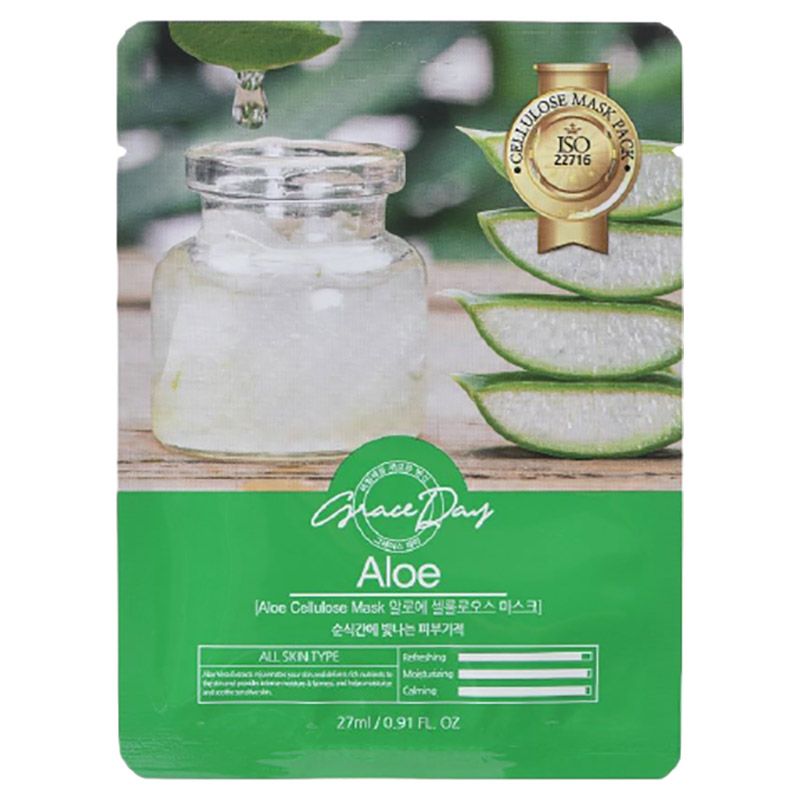 Grace Day - Traditional Oriental Mask Sheet Aloe